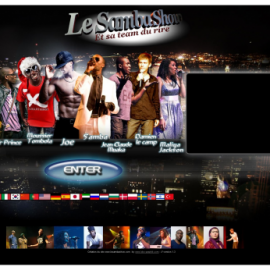 Site web : lesamabashow.com - Création lobo-graphik.com