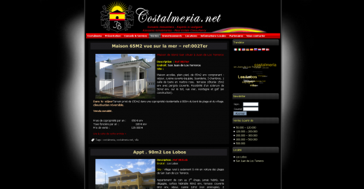 Création du site web www.costalmeria.net par lobo-graphik Création du site web www.costalmeria.net par lobo-graphik