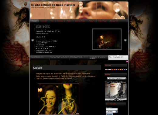 Création du site officielle www.ronahartnecom - http://lobo-graphik.com Création du site officielle www.ronahartnecom - http://lobo-graphik.com