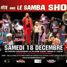 Flyer - Samba show du 18 decembre 2010 - http://www.lobo-graphik.com