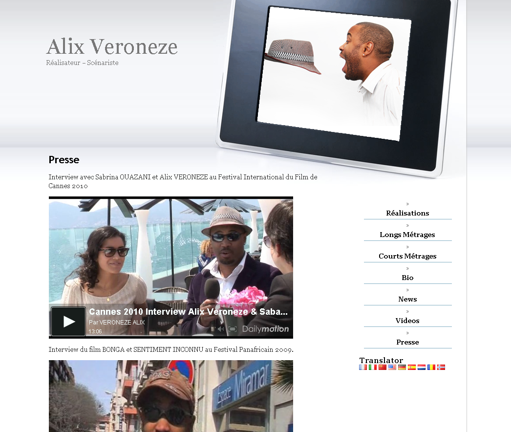 site web : http://www.alixveroneze.com - by lobo-graphik.com