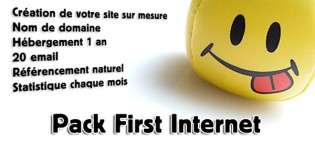 Tarif Pack - First site internet - lobo-graphik.com