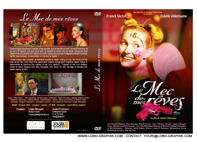 Création de la jaquette du DVD : le Mec de mes Rêves - lobo-graphik