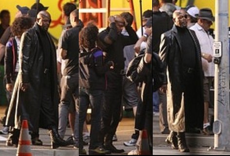 Tournage du film Nick Fury