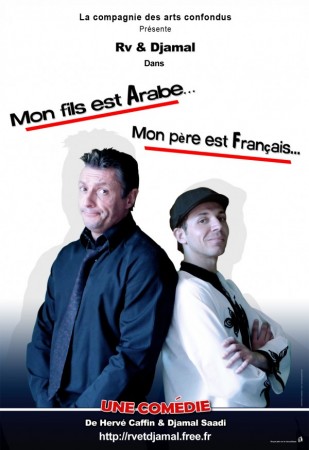 Affiche & flyer : Mon Fils est Arabe .. Mon Pere est Français - https://www.lobo-graphik.com