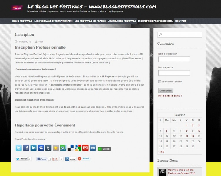 Le Blog des Festivals – www.blogdesfestivals.com - creation web - lobo - https://www.lobo-graphik.com