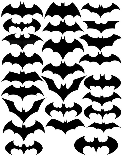 Logo Story Batman Logo 1941 a 2012